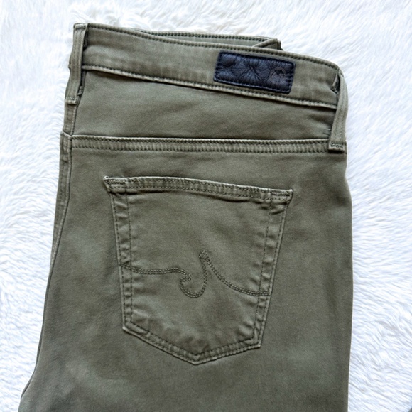 AG Adriano Goldschmied The Legging Super Skinny Ankle Green Stretch Jeans - Picture 3 of 10